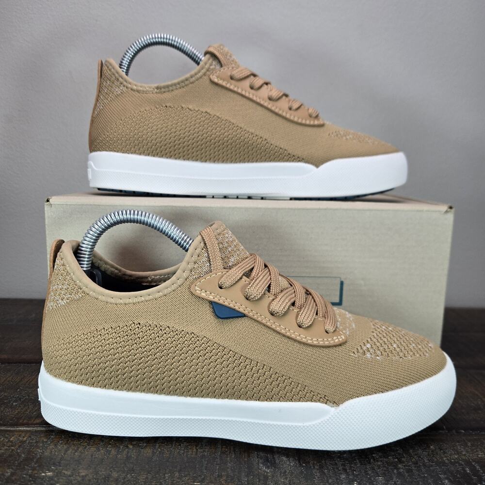 Vessi Weekend Sneaker Womens Size 5 Waterproof Shoes Oak Brown White